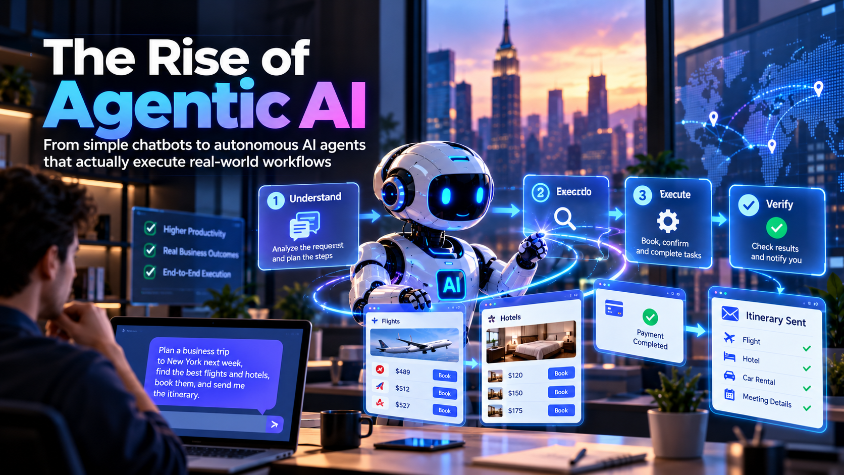 The Rise of "Agentic AI": How Autonomous AI Agents Are Moving Past Simple Chatbots to Actually Execute Multi-Step Workflows for You